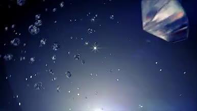 璀璨宝石旋转钻石流星视频的预览图